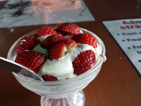 Fresh Strawberries & Cream